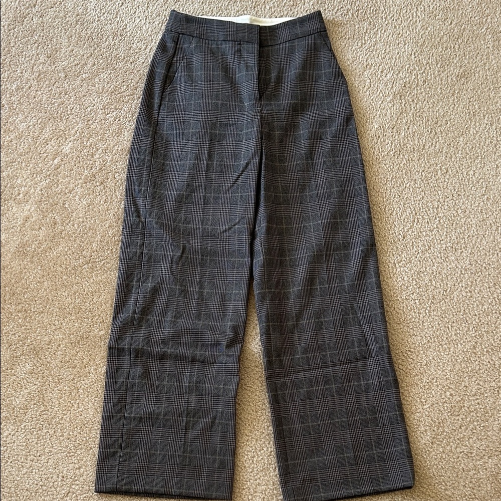 Aritzia Wilfred check agency pants